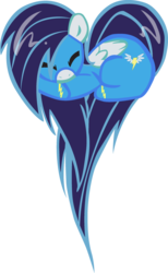 Size: 1024x1665 | Tagged: safe, artist:myoronpony, soarin', pegasus, pony, g4, clothes, heart, heart pony, male, simple background, solo, transparent background, uniform, wonderbolts uniform