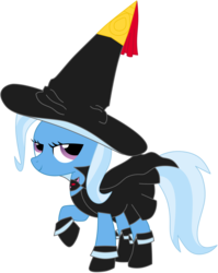 Size: 1808x2272 | Tagged: safe, artist:bloodey3, trixie, pony, unicorn, g4, black mage, bravely default, cosplay, female, mare, solo