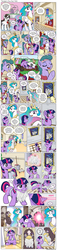 Size: 1200x5262 | Tagged: safe, artist:muffinshire, princess celestia, raven, spike, star swirl the bearded, twilight sparkle, oc, oc:gisela, oc:willow wisp, griffon, comic:twilight's first day, g4, adorkable, baby spike, beard, blushing, cleats, comic, cute, dork, filly, filly twilight sparkle, flashback, foal, football, glasses, magic, mop, mud, muffinshire is trying to murder us, slice of life, twiabetes