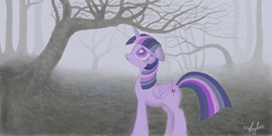 Size: 700x350 | Tagged: safe, artist:anoyliss, twilight sparkle, alicorn, pony, g4, female, mare, solo, twilight sparkle (alicorn)