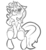 Size: 689x743 | Tagged: safe, artist:leadhooves, oc, oc only, oc:kneaded rubber, backwards thermometer, blushing, chest fluff, clothes, glasses, grayscale, monochrome, solo, stockings, thermometer