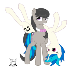 Size: 2637x2419 | Tagged: safe, artist:shadawg, dj pon-3, octavia melody, vinyl scratch, g4, duo, simple background, transparent background