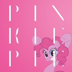 Size: 1024x1024 | Tagged: safe, artist:metal6is6art6, pinkie pie, g4, album cover, album parody, black metal, blackgaze, deafheaven, female, solo, sunbather