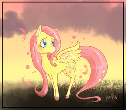 Size: 1298x1139 | Tagged: safe, artist:puffpink, fluttershy, g4, female, solo