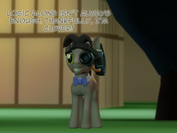 Size: 1024x768 | Tagged: safe, artist:php74, eleventh hour, earth pony, pony, g4, 3d, crossover, doctor who, gmod, male, mr clever, solo, stallion, the doctor