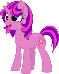 Size: 897x1122 | Tagged: safe, artist:tambelon, dazzle surprise, pony, unicorn, g3, g4, female, g3 to g4, generation leap, mare, simple background, solo, transparent background