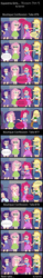 Size: 1975x12540 | Tagged: dead source, safe, artist:garretthegarret, applejack, fluttershy, pinkie pie, rarity, equestria girls, g4, accident, animated actors, blooper, blushing, clothes, comic, embarrassed, fluttershy's skirt, human coloration, humor, outtakes, skirt, sneeze into hand, sneezing, snot