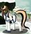 Size: 1907x2082 | Tagged: safe, artist:kashin, oc, oc only, pony, unicorn, fallout equestria, bordertown, butter cup, clothes, coat, menti, snow, solo, tree, vector, winter