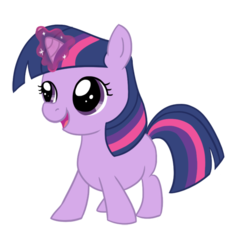 Size: 500x525 | Tagged: safe, artist:chibitigre, twilight sparkle, g4, female, filly, solo