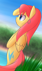 Size: 650x1080 | Tagged: safe, artist:dshou, oc, oc only, pony, bipedal, earring, solo