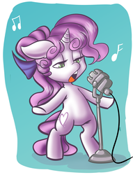 Size: 1894x2480 | Tagged: safe, artist:fauxsquared, oc, oc only, pony, bipedal, microphone, singing, solo