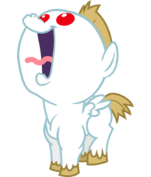 Size: 576x677 | Tagged: safe, artist:ah-darnit, bulk biceps, pony, g4, baby, baby pony, colt, foal, male, simple background, solo, transparent background, vector, younger