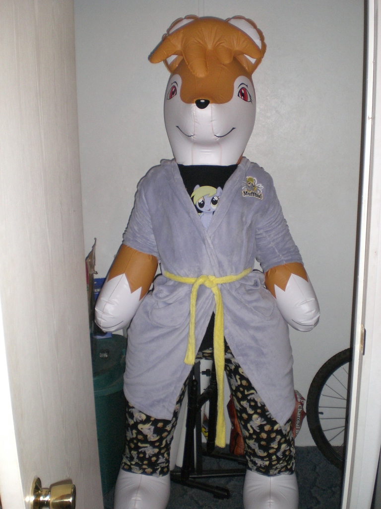 #531489 - safe, derpy hooves, pegasus, pony, anthro, g4, clothes ...