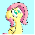 Size: 700x700 | Tagged: safe, artist:benja, fluttershy, ask ask-the-ponies, g4, animated, female, solo