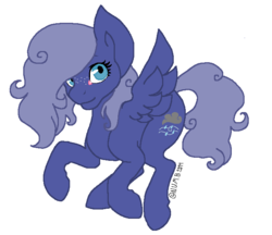 Size: 681x589 | Tagged: safe, artist:notundermybed, oc, oc only, pegasus, pony, solo
