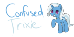 Size: 600x300 | Tagged: safe, artist:shiverbear, trixie, pony, unicorn, g4, ask, ask-confused-trixie, female, mare, solo, tumblr