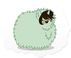 Size: 500x411 | Tagged: safe, artist:tenaflyviper, oc, oc only, oc:fluffle puff, oc:viperpone, fusion, grumpy, scrunchy face, solo