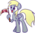 Size: 2141x2035 | Tagged: safe, artist:jade meteor, derpy hooves, pegasus, pony, g4, my little pony: friendship is magic, rainbow falls, female, mare, solo