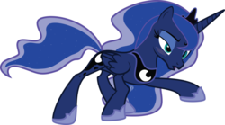 Size: 1199x666 | Tagged: safe, artist:fallingcomets, princess luna, alicorn, pony, g4, blushing, drunk, drunk luna, female, mare, simple background, solo, transparent background, vector