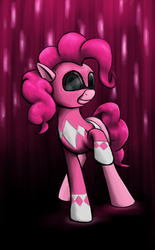 Size: 746x1206 | Tagged: source needed, useless source url, safe, artist:gikat, pinkie pie, earth pony, pony, g4, clothes, costume, female, kyouryuu sentai zyuranger, mighty morphin power rangers, pink ranger, power ponies, power rangers, pteraranger, solo, super sentai, traditional art