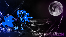 Size: 1920x1080 | Tagged: safe, artist:hardii, nightmare moon, g4, badass, female, solo, wallpaper