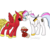 Size: 888x777 | Tagged: safe, artist:invaderugli, alicorn, pony, aqua teen hunger force, frylock, knife, master shake, meatwad, ponified