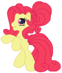 Size: 332x389 | Tagged: safe, artist:colossalstinker, apple bloom, rainbow dash, rainbow dash (g3), g3, g3.5, g4, female, recolor, solo