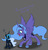 Size: 1280x1344 | Tagged: safe, artist:alazak, princess luna, g4, micro, self ponidox