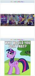 Size: 257x549 | Tagged: safe, fluttershy, pinkie pie, rainbow dash, twilight sparkle, derpibooru, equestria girls, g4, exploitable meme, juxtaposition, juxtaposition win, meme, meta, twilight sparkle (alicorn)