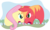 Size: 500x295 | Tagged: safe, artist:crowneprince, big macintosh, fluttershy, earth pony, pony, g4, angry, argument, male, ship:fluttermac, shipping, simple background, stallion, straight, transparent background