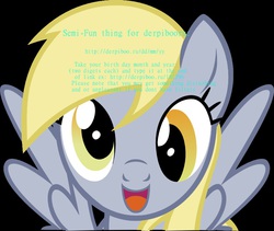 Size: 837x706 | Tagged: safe, derpy hooves, g4, birthday game, cute, derpabetes, exploitable meme, female, meme, solo, text