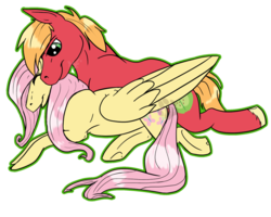 Size: 900x720 | Tagged: safe, artist:phenoxfire, big macintosh, fluttershy, earth pony, pony, g4, male, ship:fluttermac, shipping, stallion, straight