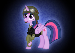 Size: 3506x2481 | Tagged: safe, artist:athos01, twilight sparkle, alicorn, pony, g4, female, mare, solo, stargate, twilight sparkle (alicorn)