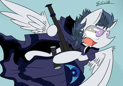 Size: 4602x3224 | Tagged: safe, artist:scootaloocuteness, rumble, g4, male, older, solo