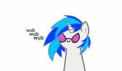 Size: 1024x600 | Tagged: safe, artist:aquasplash21, dj pon-3, vinyl scratch, g4, cute, female, solo, vinylbetes, wub