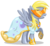 Size: 350x322 | Tagged: safe, artist:rockingscorpion, derpy hooves, pegasus, pony, picture perfect pony, g4, clothes, dress, female, kamina sunglasses, mare, pixel art, raised hoof, solo, sunglasses, swag