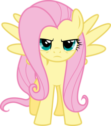 Size: 11942x13515 | Tagged: safe, artist:nosfrat, fluttershy, g4, hurricane fluttershy, absurd resolution, angry, determined, female, simple background, solo, spread wings, transparent background, vector