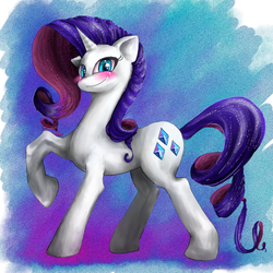 Size: 600x600 | Tagged: safe, artist:darkmewmewsun, rarity, g4, female, solo