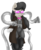 Size: 2304x2839 | Tagged: safe, artist:blackbewhite2k7, octavia melody, g4, commission, crossover, doctor octavia, doctor octopus, female, male, marvel, parody, solo, sonata du octave, spider-man