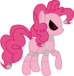 Size: 2238x2307 | Tagged: safe, artist:frankleonhart, edit, pinkie pie, pony, robot, robot pony, g4, female, male, metal, metal sonic, palindrome get, pinkie bot, roboticization, simple background, solo, sonic the hedgehog, sonic the hedgehog (series), transparent background, vector