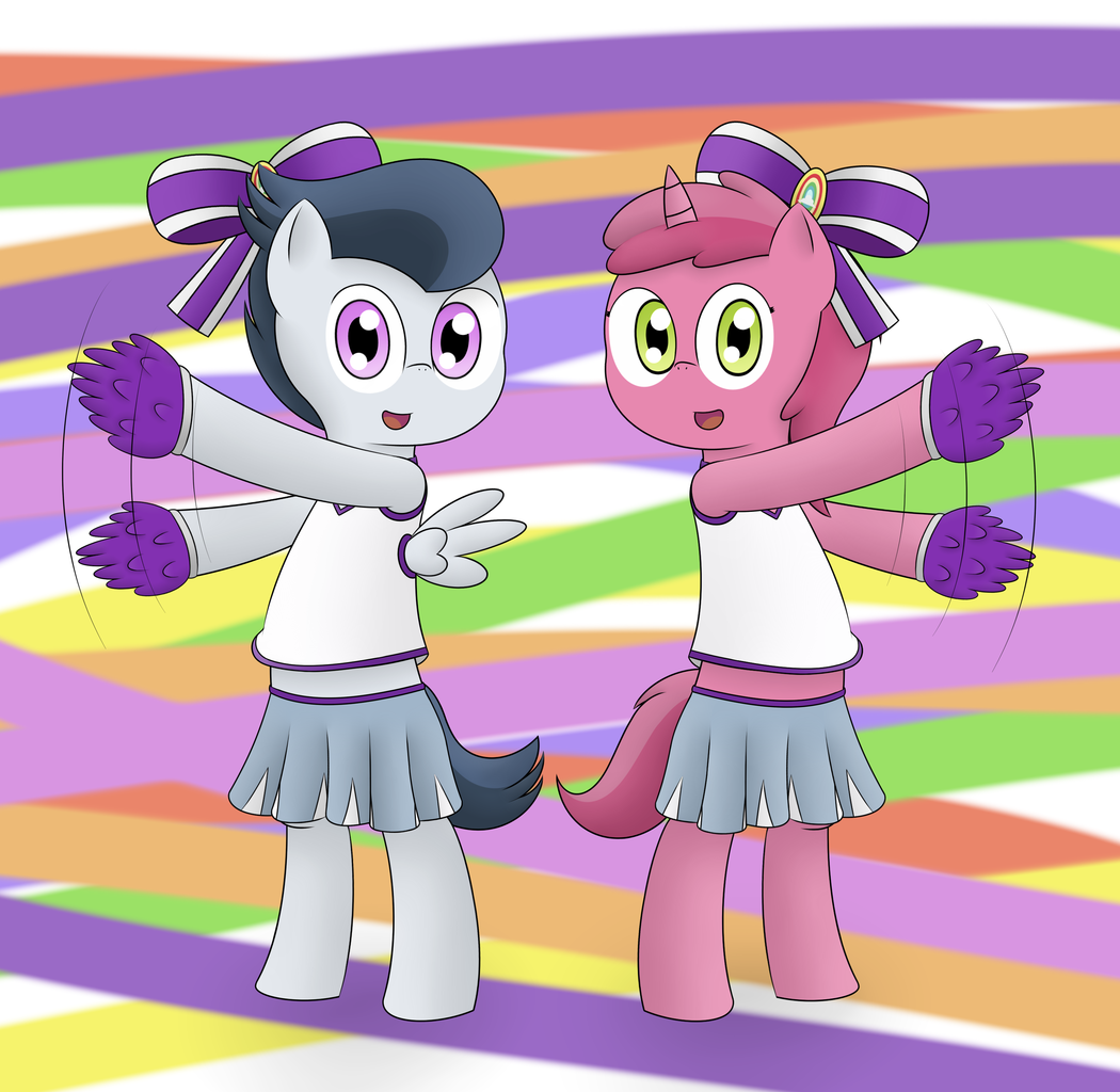 Ruby Rumble Pony #533344 - safe, artist:pvryohei, ruby pinch, rumble, pegasus, pony ...