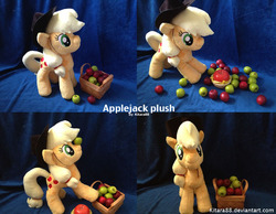 Size: 900x700 | Tagged: safe, artist:kitara88, applejack, g4, irl, photo, plushie