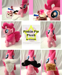 Size: 1125x1350 | Tagged: safe, artist:kitara88, pinkie pie, g4, irl, photo, plushie