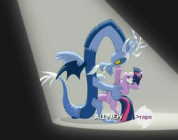 Size: 937x739 | Tagged: safe, edit, edited screencap, screencap, discord, twilight sparkle, alicorn, pony, g4, three's a crowd, blue flu, female, mare, out of context, twilight sparkle (alicorn)