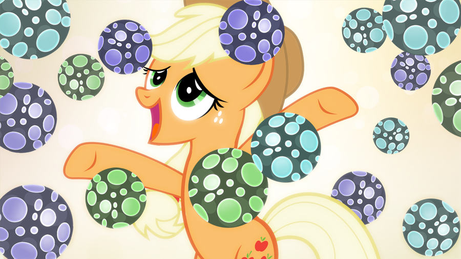 Safe Artist Pixelkitties Edit Applejack Bats Applejack