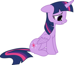 Size: 5000x4398 | Tagged: safe, artist:darknisfan1995, twilight sparkle, alicorn, pony, g4, princess twilight sparkle (episode), absurd resolution, female, folded wings, mare, simple background, solo, transparent background, twilight sparkle (alicorn), vector, wings