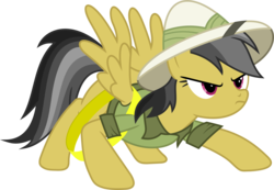 Size: 5000x3460 | Tagged: safe, artist:darknisfan1995, daring do, g4, absurd resolution, female, simple background, solo, transparent background, vector