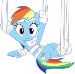 Size: 5000x4937 | Tagged: safe, artist:darknisfan1995, rainbow dash, pegasus, pony, g4, rainbow falls, absurd resolution, feignbow dash, female, mare, simple background, solo, transparent background, vector