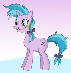 Size: 750x776 | Tagged: safe, air way, pearly whites, g4, three's a crowd, background pony, braces, solo