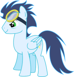 Size: 407x423 | Tagged: safe, artist:proflac, soarin', pegasus, pony, g4, male, simple background, solo, stallion, transparent background, vector